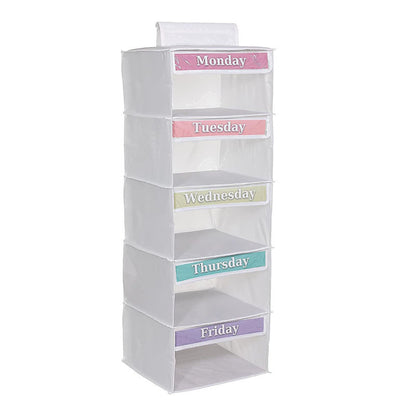 ✨ 50% OFF 5-Tier Weekly Outfit Organizer – Make School Mornings Easier