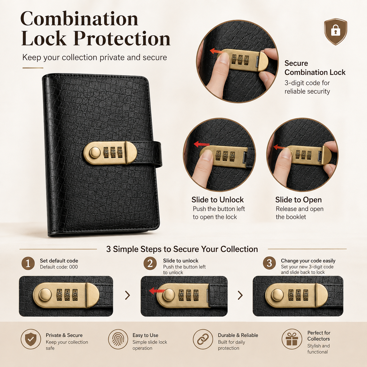 💵 50% OFF Secure Banknote Collection Booklet – Holds Up to 100 Notes 🔐
