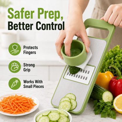 🔥 50% OFF 6-in-1 Vegetable Slicer 🥕 Slice, Shred & Prep Faster