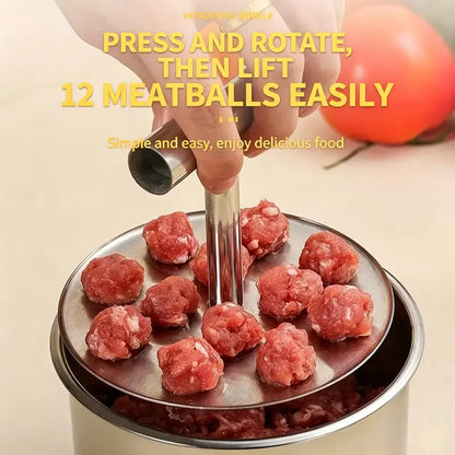 🔥 50% OFF Stainless Steel Meatball Maker 🍖 Shape Multiple Meatballs Faster
