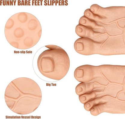 🔥Rubies Bare Jumbo Wearable Feet for Adults, Unisex No Size