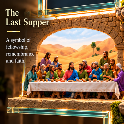 ✨ ✝️Last Day – 49% OFF!✨The Story of Jesus in 6 Scenes Cross Lamp