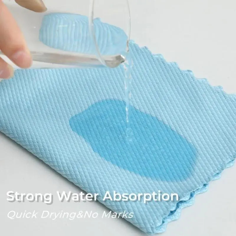 ✨ 50% OFF 10PCS Fish Scale Cleaning Cloth — No Streaks, Less Lint & Powerful Absorption