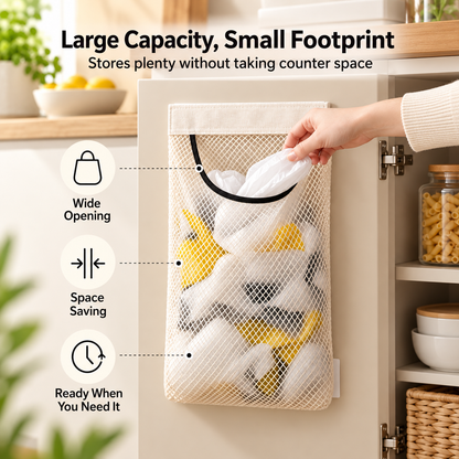 🔥 49% OFF Wall-Mounted Mesh Organizer – Declutter Your Home in Seconds