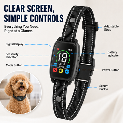 🔥 LIMITED-TIME 50% OFF! 🐶Smart Anti-Bark Collar for Dogs