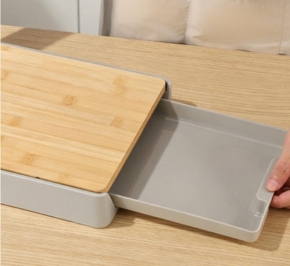 Cutting Board Drawer Set with Tray and Lid