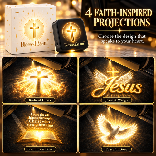 ✝️ Christian Car Door Projector Light – Let Your Faith Shine Wherever You Go ✨