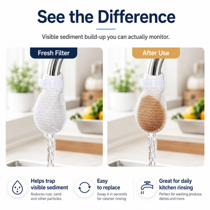 🚿 50% OFF 10-Pack Faucet Filter Pouches – Simple Everyday Water Pre-Filtering ✨