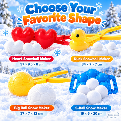 ☃️ Make Snow Days More Fun – Easy Snowball Makers for Kids, Families & Friends