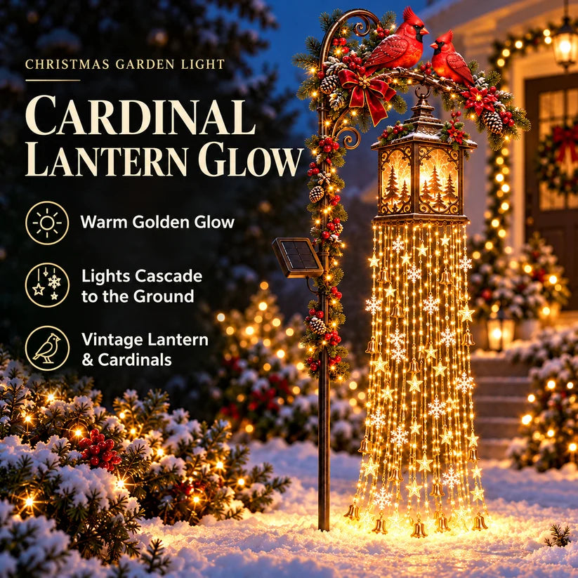 ⏰SAVE BIG 50% OFF ！⏰🎄Christmas Starlight Cascade – Solar LED Garden Stake Lights✨