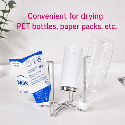 ♻️ 50% OFF 2PCS Foldable Trash Bag Holder – Instant Countertop Cleanup Without a Bulky Bin