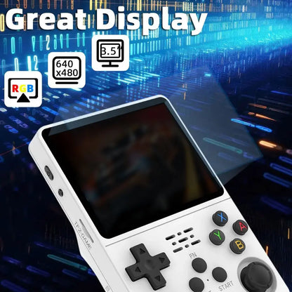 🎮 50% OFF Retro Handheld Game Console — 3.5" Display, Dual Joysticks & Pocket-Size Gaming