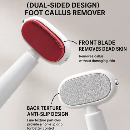 🦶 49% OFF 2-in-1 Foot Callus Remover – Scrape & Smooth Rough Heels ✨