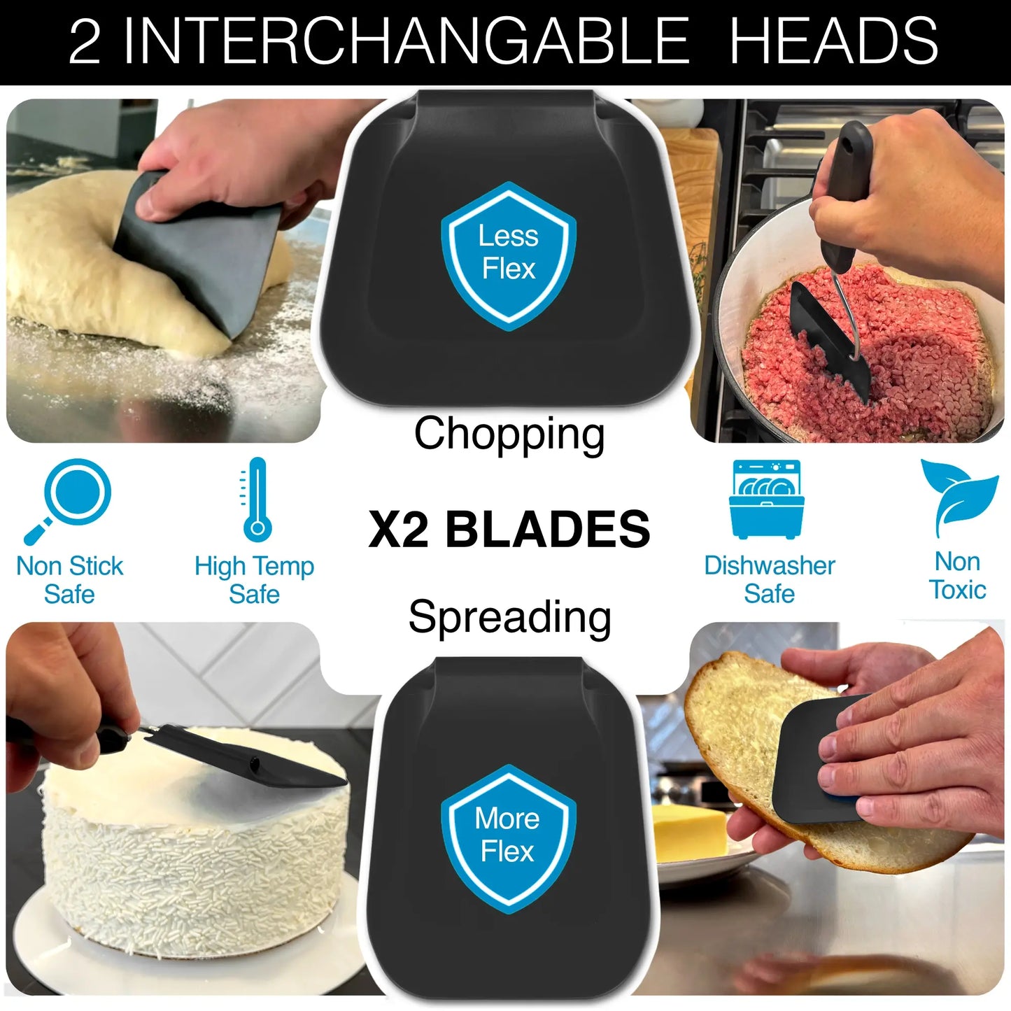 🔥 50% OFF TODAY 🍳 7-Angle Adjustable Kitchen Spatula for Easier Flipping & Serving