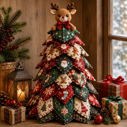 🎄DIY Quilted Christmas Tree Kit for Cozy Handmade Holiday Decor