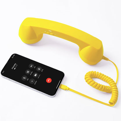 ☎️ 50% OFF Retro Wired Phone Handset – Classic Calls for Your Smartphone