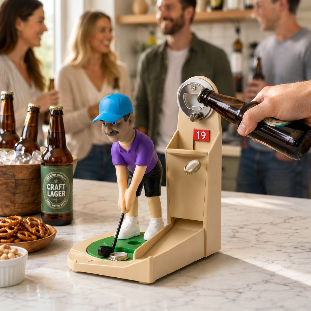✅ Golf Club Bottle Opener – Unique Beer Opener Gift for Golf Lovers & Bar Enthusiasts