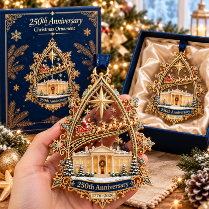 🔥250250th Anniversary: Santa Flying Over the White House on a Snowy Nightth Anniversary: Santa Flying Over the White House on a Snowy Night