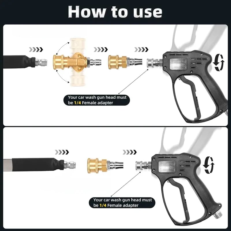 🔥 Only Today 49% OFF 60cm Radiator Cleaning Wand 🚗 Deep Reach Car Radiator Cleaner With Water & Air Connector