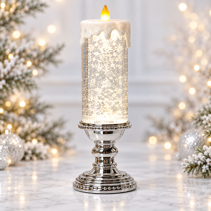 🎄 Enchanted Musical Snowfall Christmas Lantern with Glowing Lights