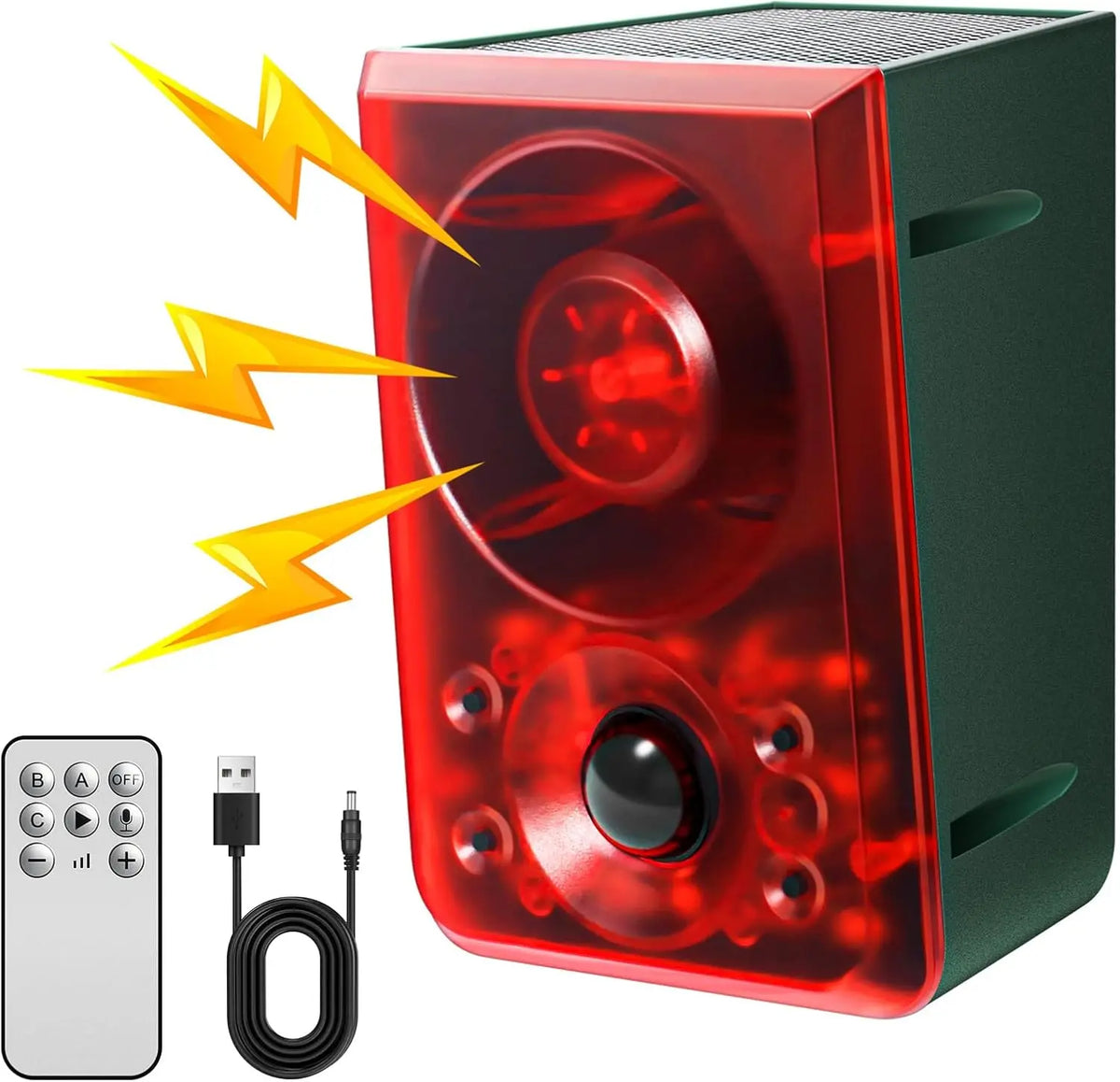 🚨 49% OFF Solar Motion Sensor Wildlife Alarm ☀️ 130dB Outdoor Deterrent