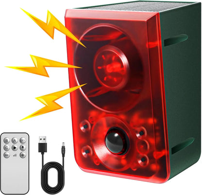 🚨 49% OFF Solar Motion Sensor Wildlife Alarm ☀️ 130dB Outdoor Deterrent