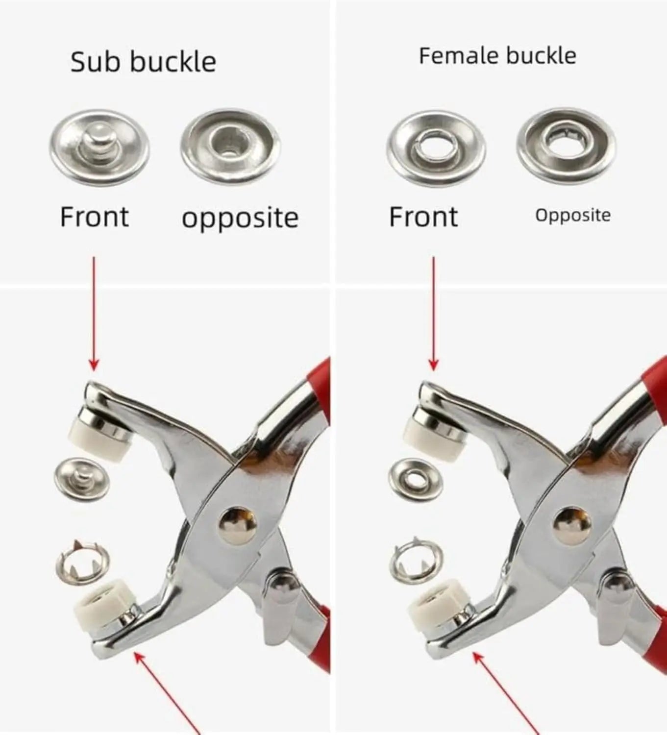 🔥 49% OFF Snap Button Pliers Kit ✨ Easy DIY Fastener Tool for Clothing & Sewing