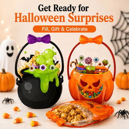 👻 Limited Time 50% OFF Halloween Candy Bag 🎃 Cute Pumpkin Treat Bag For Kids