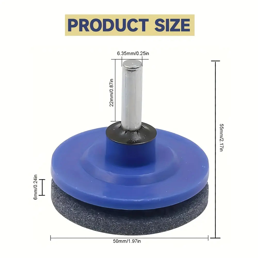 1pc Lawn Mower Blade Sharpener for Power Drill Hand Drill Universal Rotary Lawn Mower Blade Sharpener Tool for Quick Blade Grinding Sharpening Attachment for Garden Lawn Mower Maintenance