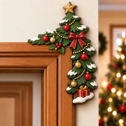 🎅Christmas Peekaboo Door Frame Corner Decor丨Size: 20 cm🎄