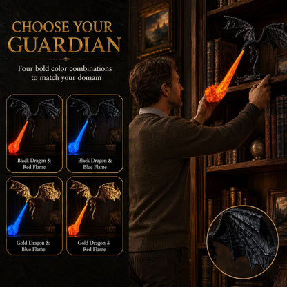 🐉 50% OFF Flying Dragon Bookshelf Light – Bring Fantasy to Life 🔥