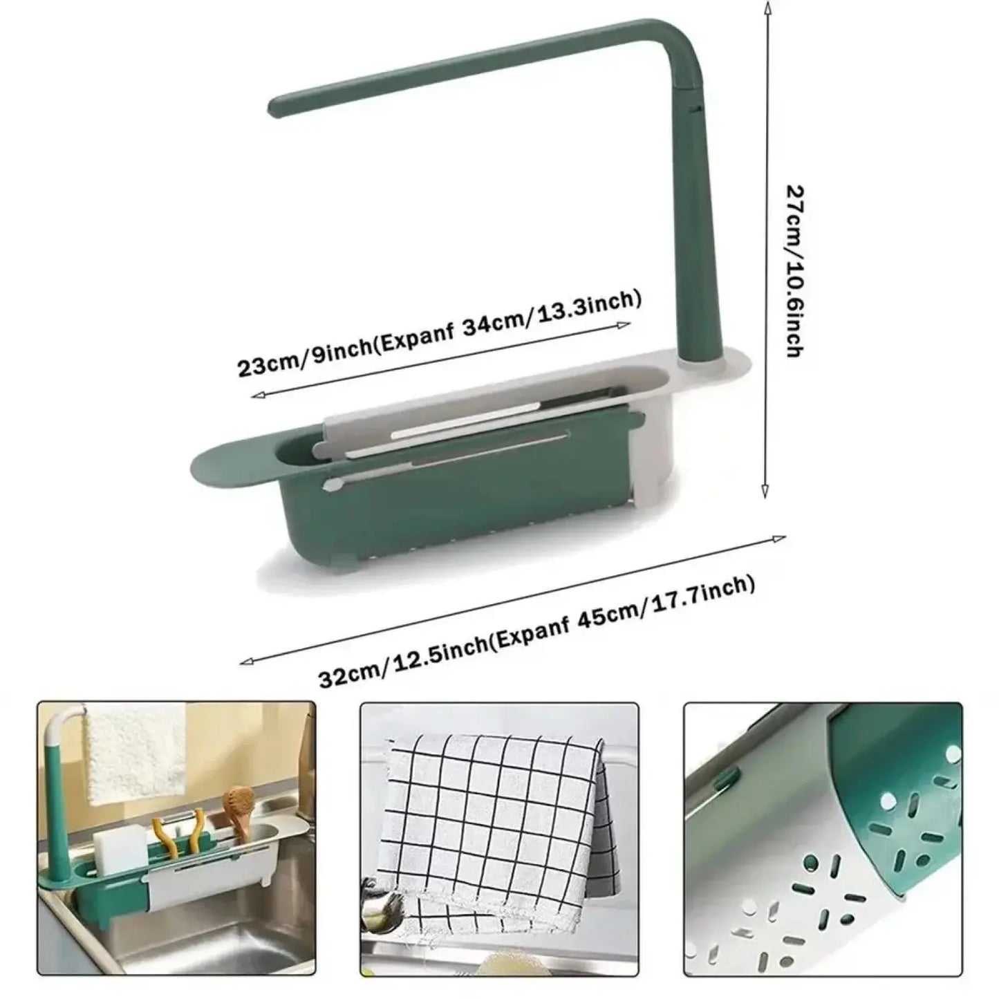 🔥 TODAY ONLY 50% OFF! All-in-One Sink Organizer 💧🧼