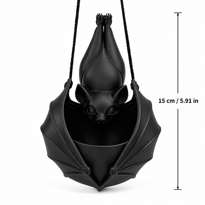🦇 Upside‑Down Hanging Bat Planter