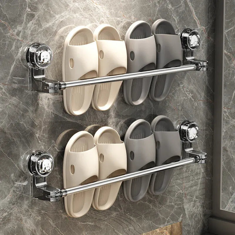 🛁 50% OFF Adjustable No-Drill Towel Bar – Extendable Suction Rack for Bathrooms & Kitchens