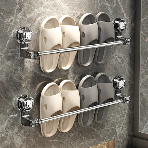 🛁 50% OFF Adjustable No-Drill Towel Bar – Extendable Suction Rack for Bathrooms & Kitchens