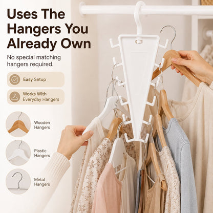 🔥LAST DAY 50%OFF Multi-Layer Closet Hanger Organizer