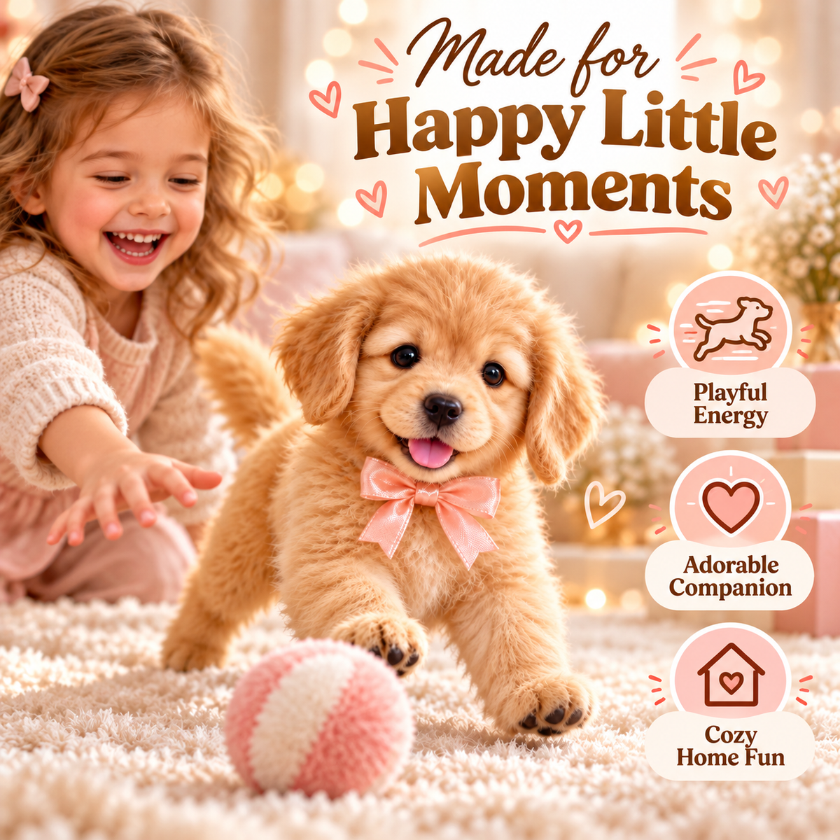 🎄49% OFF — 🐕Golden Buddy™ Lifelike Golden Retriever Robot Puppy 🐾