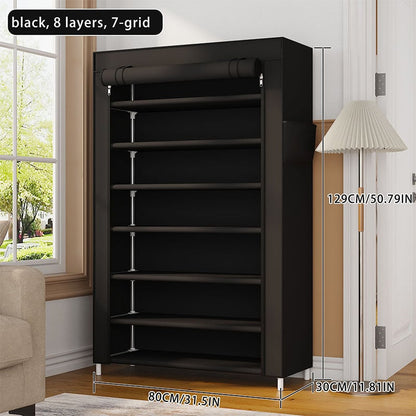 👟 Home Organization Sale 50% OFF — Large Capacity Shoe Storage Cabinet | Multi-Level Entryway Shoe Organizer With Dust Cover