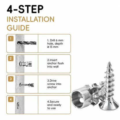 🔥49% OFF🔩 Fix Loose Hinges Fast – Door Hinge Repair Screw Kit