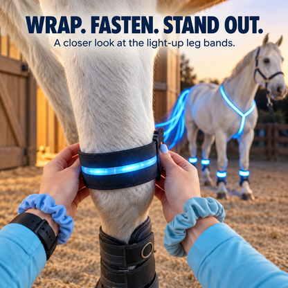 🐎 Multi-Color LED Horse Accessories ✨ Light-Up Equestrian Styling