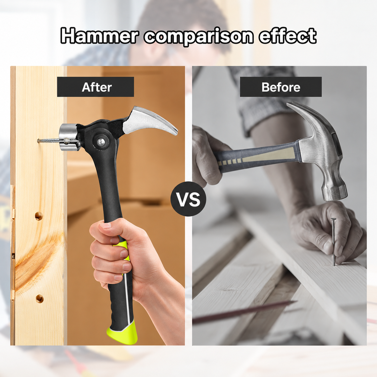 🔨 50% OFF Multi-Function Magnetic Claw Hammer — Hold Nails, Drive Fasteners & Pry with One Tool