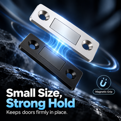 🧲 Magnetic Cabinet Door Catch – Strong Hold, Slim Design & Easy Installation