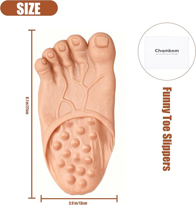 🔥Rubies Bare Jumbo Wearable Feet for Adults, Unisex No Size