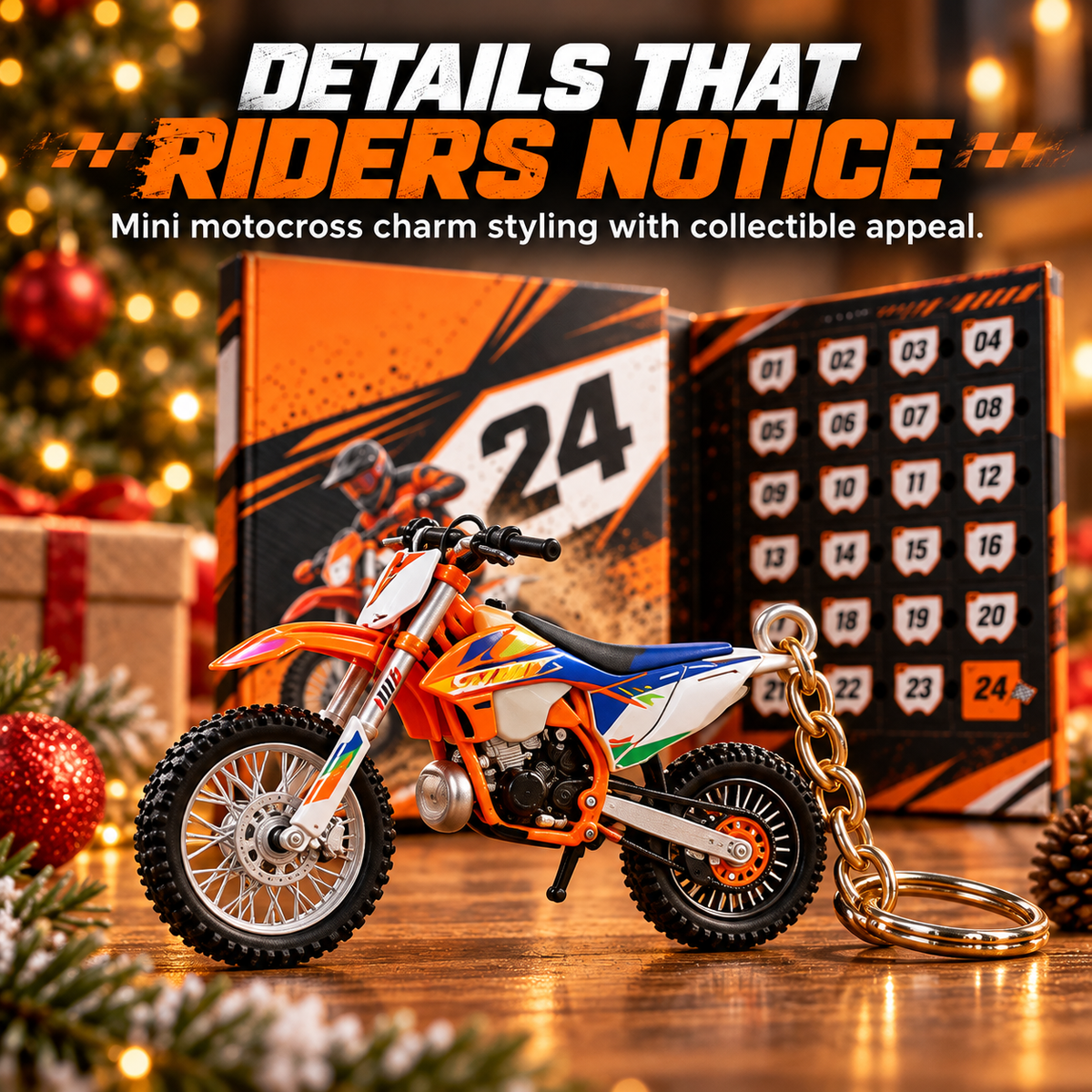 🏁 24-Day Motocross Advent Calendar – 🎄24 Days of Dirt Bike Surprises & Mini Collectibles