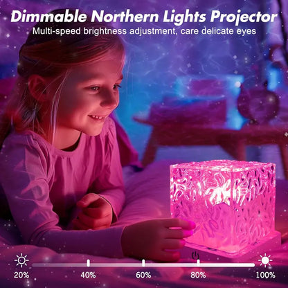🌊 50% OFF Water Ripple Projector Lamp — 16 Colors, Remote Control & Dreamy Ocean Light Effects