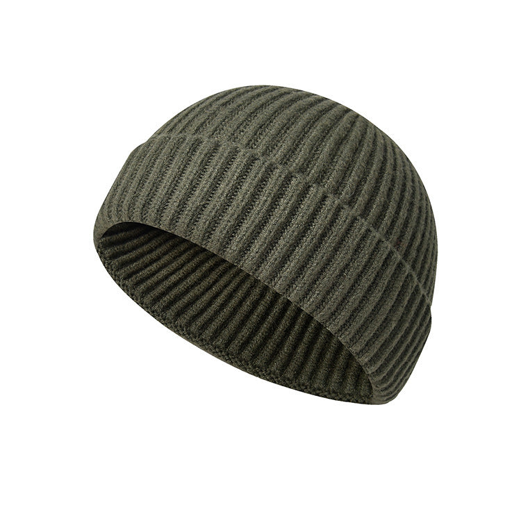 🧶 Minimalist Ribbed Knit Short Fisherman Beanie for Everyday Streetwear ☕