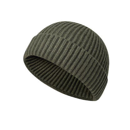 🧶 Minimalist Ribbed Knit Short Fisherman Beanie for Everyday Streetwear ☕