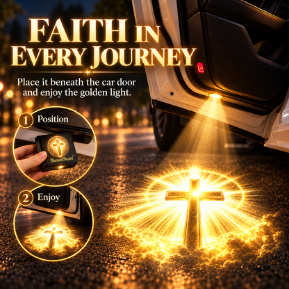 ✝️ Christian Car Door Projector Light – Let Your Faith Shine Wherever You Go ✨