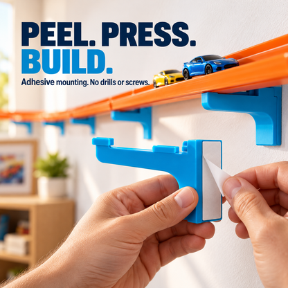 Wall Track Mount Kit Compatible Residue-Free Double-Sided Tape