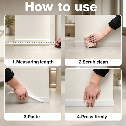 🔥 50% OFF 2 Pack-Transparent Door & Window Sealing Strip 🏠 Helps Block Drafts, Dust & Bugs